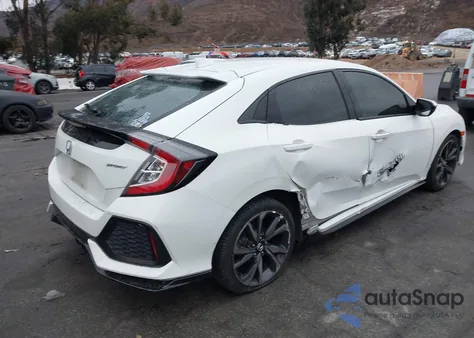 2018 Honda Civic Sport from USA, damaged, VIN SHHFK7H4XJU424176